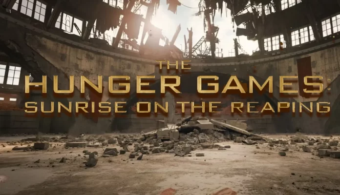 Promotional poster for The Hunger Games: Sunrise on the Reaping